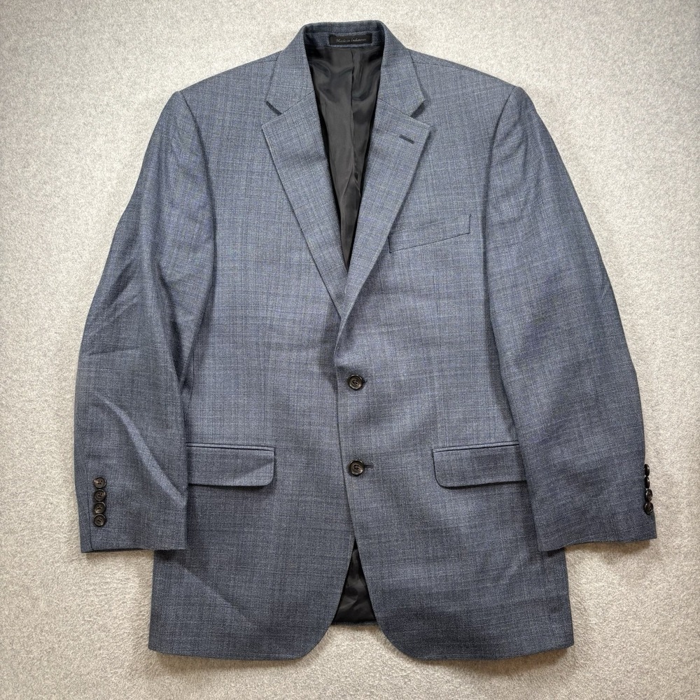 Lauren Ralph Lauren Silk Wool Blazer Sport Coat Crosshatch Size‎ 38S